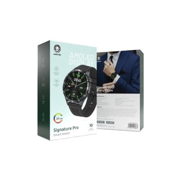 ساعة جرين ليون Signature Pro الذكية أسود